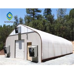 40m Auto Plastic Film Light Deprivation Greenhouse For Herbs
