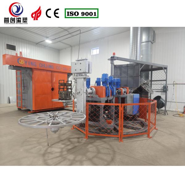 Yingchuang Roto Carousel Rotomolding Machine CC-3A-2000 for Camouflage Insulated