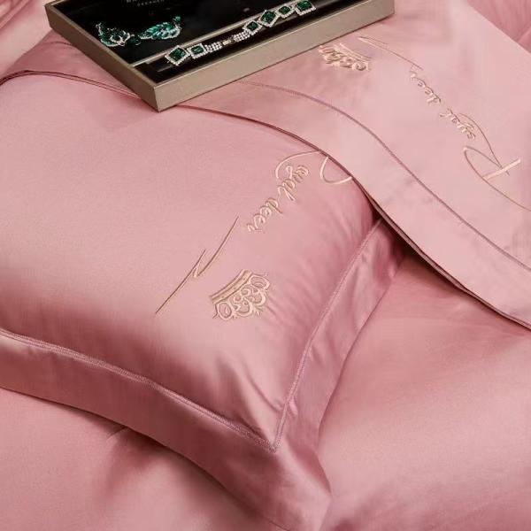 100S Egptian Cotton Embroidery Duvet Cover Bedding Set Home Textile Product Customized Size