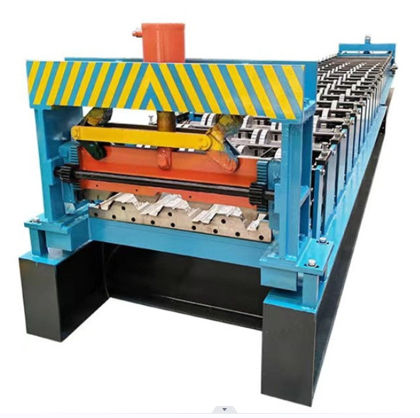 GI Steel Floor Decking Roll Forming Machine For Construction Material
