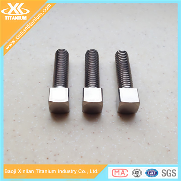 Buy Pure Titanium And Titanium Alloy Square Head Bolts at wholesale prices