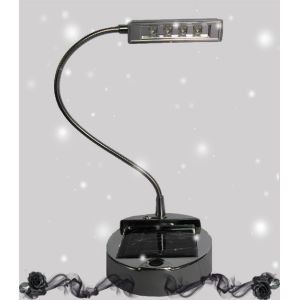 Solar Powered 4 LED Desk Lamp