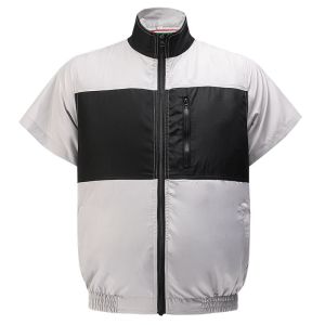 Light Gray Black Cooling Fan Vest S/M/L/XL/XXL/XXXL Optinal With 6700mAh Battery