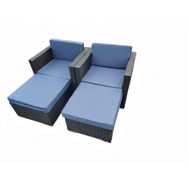 Modern Free combination Rattan Sofa Settee Table Chairs Sets UV And Waterproof For Outdoor Indoor Relaxation Furniture