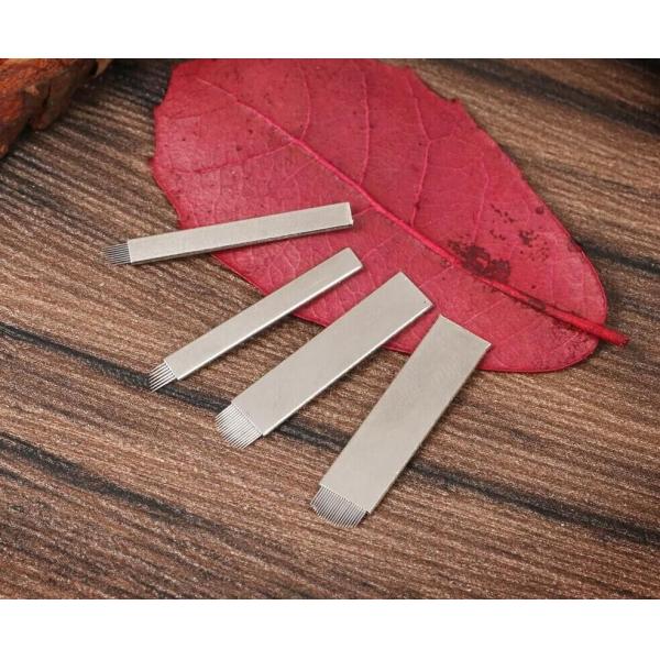 Buy 3D Embroidery Microblading Sliver Hard Blade Permanent Makeup Needle at wholesale prices