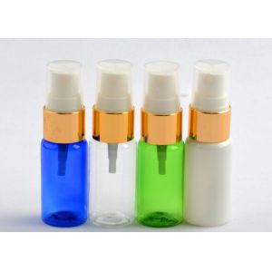 Round Shape Perfume Cosmetic Spray Bottles Refillable Non Spill Portable