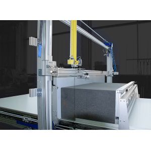 China Sponge Vertical Straight Large Cnc Foam Cutter Siemens Control Rotary Work Table on sale