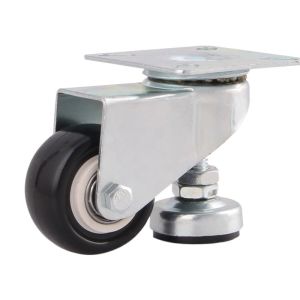 Zinc Plated 2inch 3inch Polyurethane Wheel Caster with Cups Mechanical