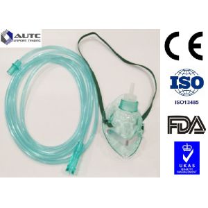 Portable Nebulizer Disposable Medical Mask PVC Non Toxic Transparent Flexible