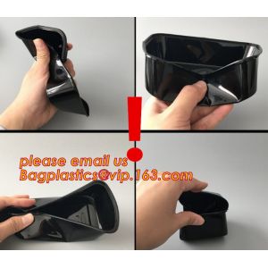 32oz Biodegradable Diamond Shape Compostable PLA Raw Material transparent Clear