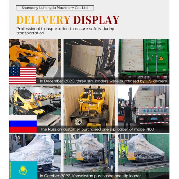 FREE SHIPPING China Track Wheel CE/EPA Mini Skid Steer Loader With Bucket