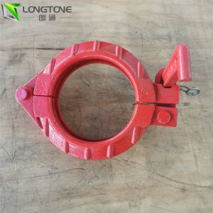 Concrete Pump Quick Release Pipe Clamps Putzmeister Wedge Type Clamp