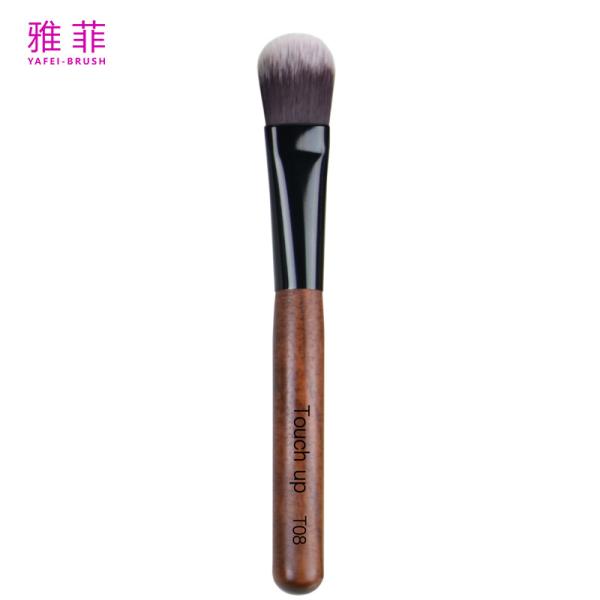 T08 Synthetic Vegan Material Multi-Functional Single Foundation Makeup Brush