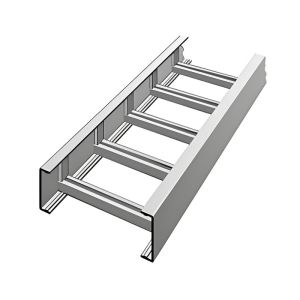 Quality High Load Capacity Ladder Type Cable Tray With Galvanized Finish High Flexibility Up To 500kg for sale