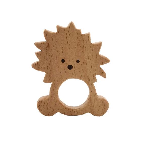 Baby Wooden Teethers Food Grade Animal Tortoise Koala Whale Turtle Shape
