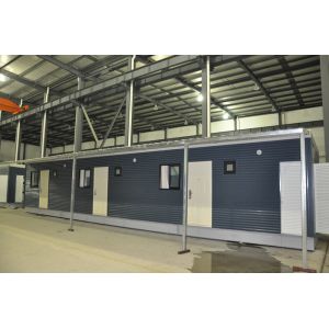 China Combination Prefabricated Light Steel Prefab House / Prefab Modular Home Kit on sale