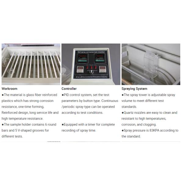 Salt Spray Corrosion Test Cabinet Salt Fog Test Machine Salt Fog And Corrosion Chamber