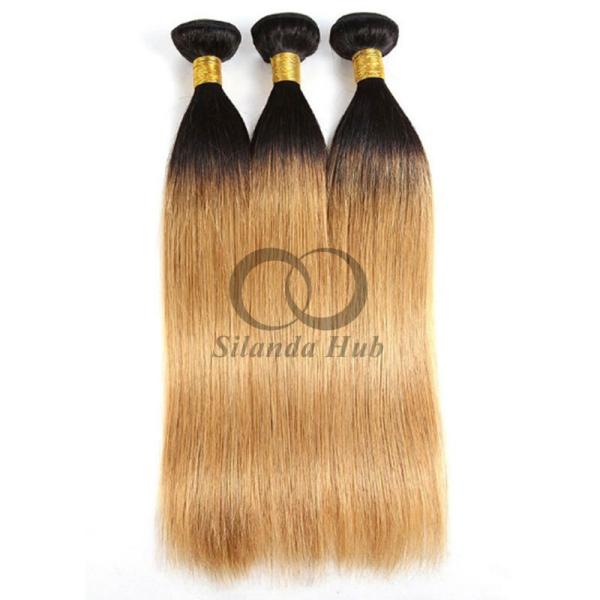 #T1B/27 Straight Remy Human Hair Bundles Sew In Weave Bundles Brazilian Bundle Deals
