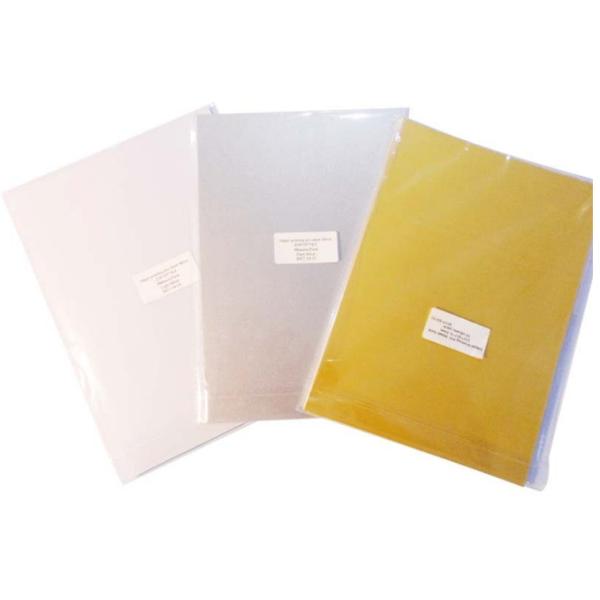 A4 A3 0.15mm 0.30MM Transparent/ white /golden/ silver Inkjet PVC printable sheets suppliers for plastic ID card