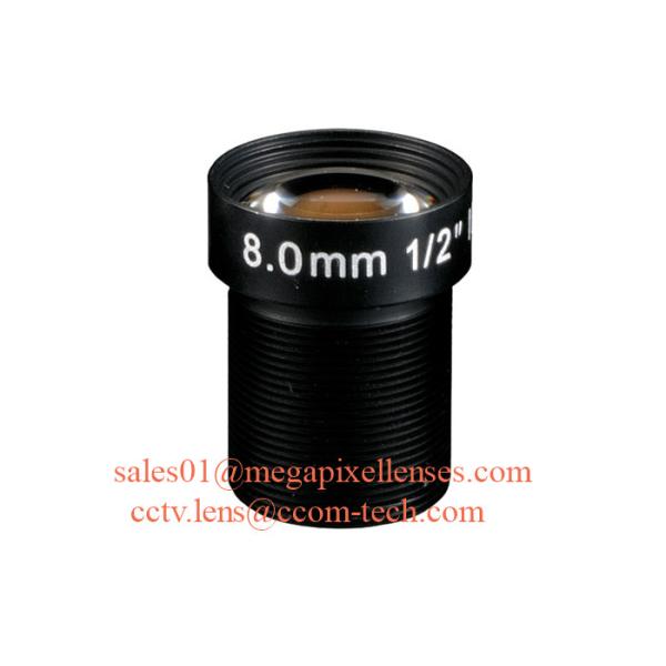 Buy 1/2" 8mm F1.6 2Megapixel M12x0.5 mount IR board lens, 8mm MTV lens for security camera at wholesale prices