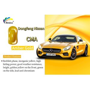 Dongfeng Nissan CMA Amber Gold Refinish Car Paint Good Durability