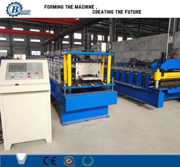 Galvanized Steel Profile Roofing Roll Forming Machine With Tower Structure ,