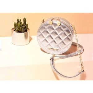 Quality Small round new Korean version of joker women's bag fashion chain style one-shoulder cross-body bags for sale