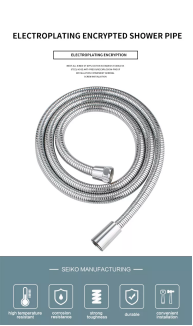 Stainless Steel Shower Flexible Hose For Apartment's Bathroom
