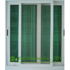 Double Glazing Aluminum Gliding Windows, Powder Coating Finished with white
