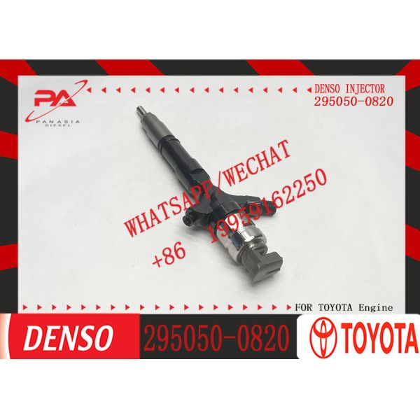 Common Rail Diesel Fuel Injector 23670-30380 295050-0820 for Denso Toyota Hilux Hiace D4D 1KD 2KD FTV