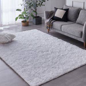 China 9mm Thick Large Fluffy Shag Living Room Area Rugs for Home Hotel Bathroom and Shower Room on sale