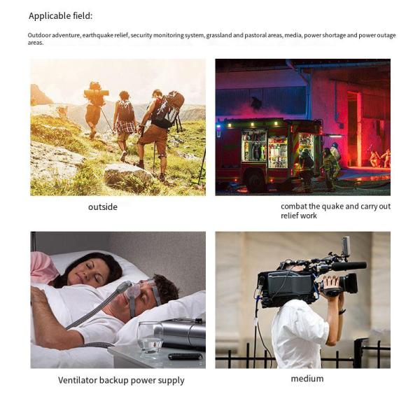 200W Rechargeable Lithium Battery Portable Power Station Mini Solar Power Station