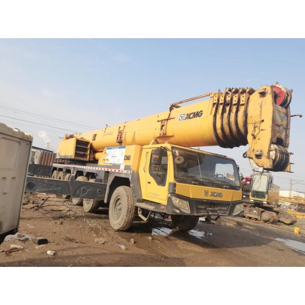 4 Shaft Number 2019 Xg 200ton Used Truck Crane Used Heavy Quipment Five-Arm Crane Jib