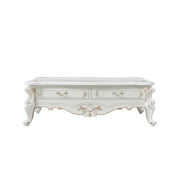 Buy Retro Noble And Elegant MDF Resin Dining Room Coffee Table at wholesale prices