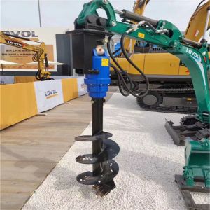 3m Drilling Depth Hydraulic Earth Auger For Excavator / Tractor / Skid Steer