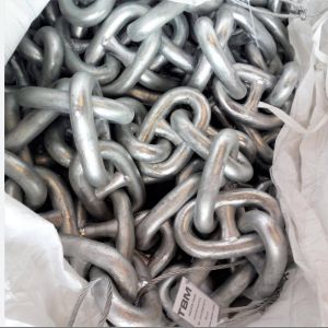 Quality 52mm Galvanized Stud Link Anchor Chains Seafloor Engagement U1 U2 U3 for sale