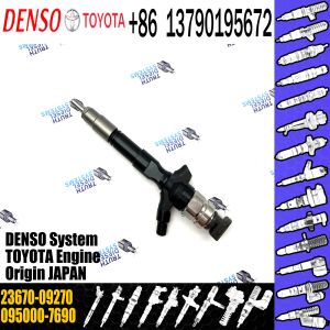 Injector 095000-7690 Common Rail injector sprayer 23670-09270 For Toyota 1AD-FTV