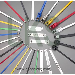 4.6*200mm 316 grade Ball-lock ss cable ties