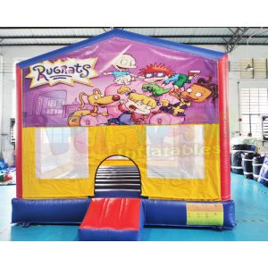 Quadruple Stitching Commercial Inflatable Bouncer Wedding Bounce House