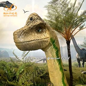Theme Park Realistic Animatronic Dinosaur Custom Design With Infrared Sensor