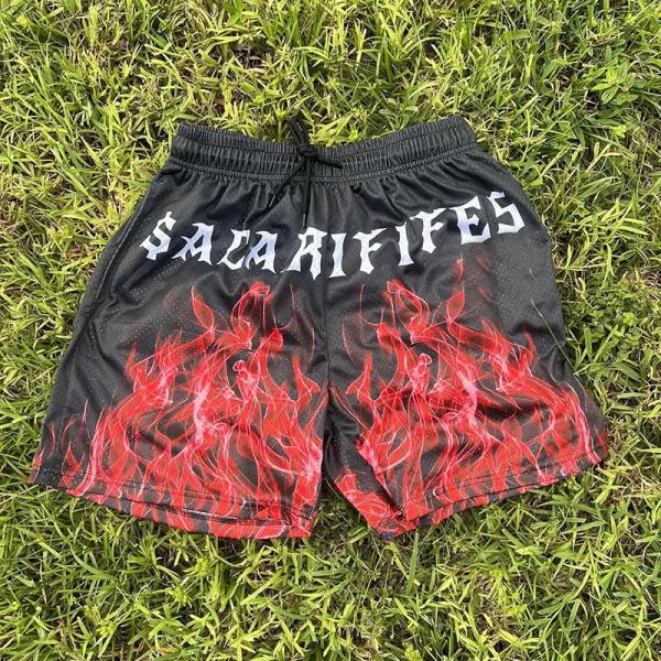 Buy Mei Yue Jogger Custom Logo Gym Blank Sports Jogger Basketball Skateboard Swim Beach Summer Sweat Pants Mesh Cargo Short for Men at wholesale prices