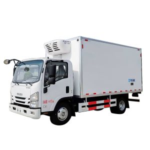 China Isuzu Refrigerated Truck 3 Tons 5 Tons 10 Tons Fresh Meat Refrigerator with Euro 3 Emission Standard on sale