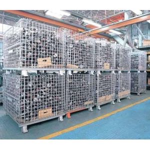 CE Jracking 1500kg Galvanized Steel Mesh Storage Cages