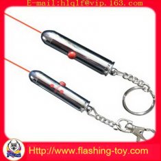5mW Pocket Metal / Alminnum led torch light Promotional Laser Pointer Keychains