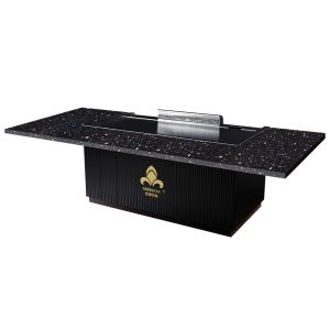 Outdoor Teppanyaki Grill Table 8000W 380V Weather-Resistant