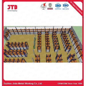 1.2m 2.5m Warehouse Metal Racks 3000kgs Heavy Duty Supermarket Racks