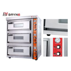 Big Capacity Pizza Oven Three Layer Electric 380v Stainless Steel