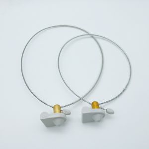 Can Bottle EAS 58KHz AM Security Hard RF Tag With 170mm Steel Wire