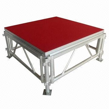 Portable Waterproof Acrylic / Plywood Temporary Stage Platforms Heavy Loading