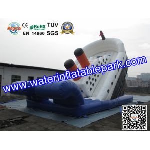 Quality Giant Titanic Inflatable Slide For Kids WaterProof And Fireproof for sale